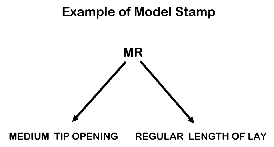 Diagram of Mouthpiece Model Stamp