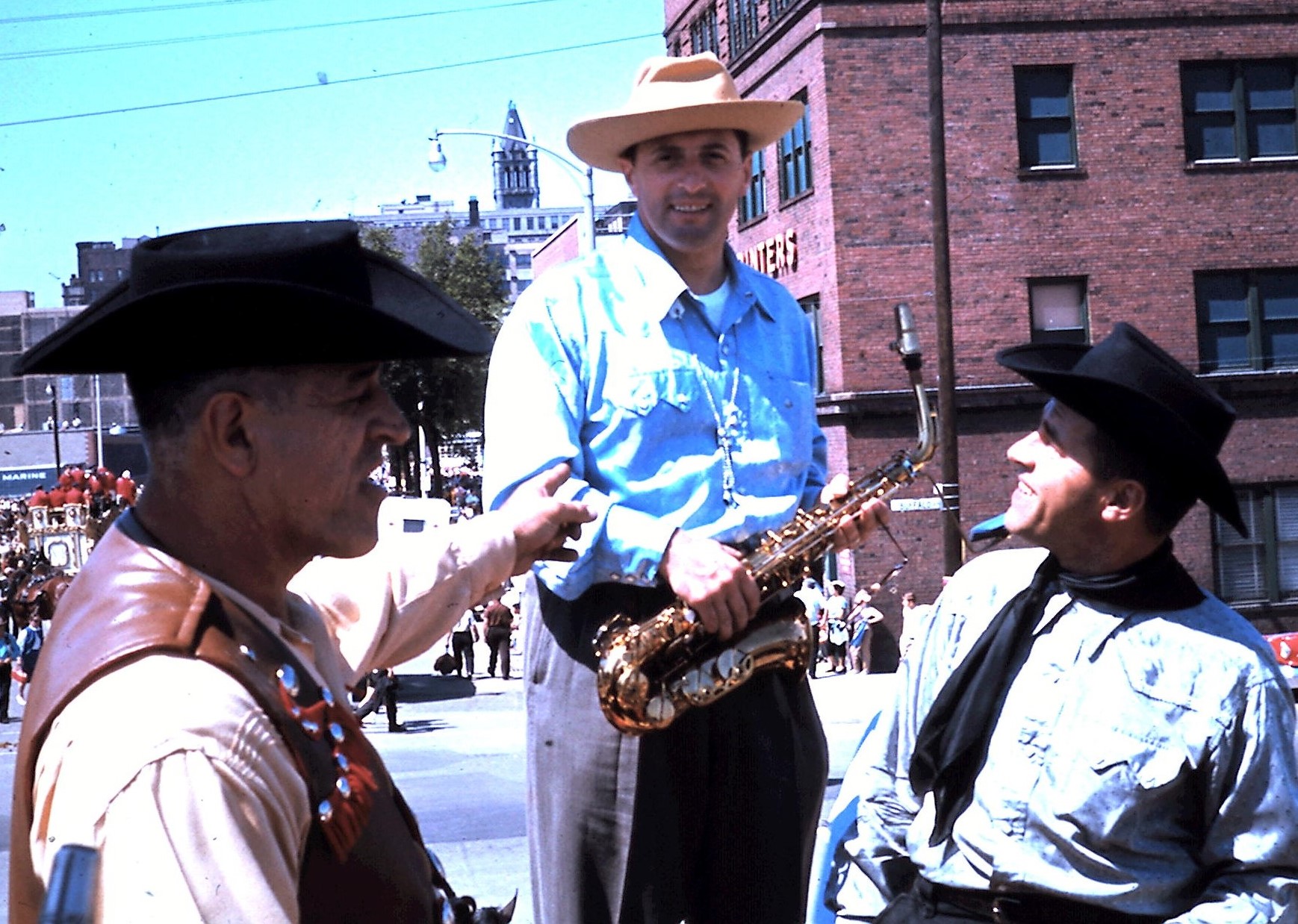 Emil Anello Pawnee Bill Circus Wagon Parade