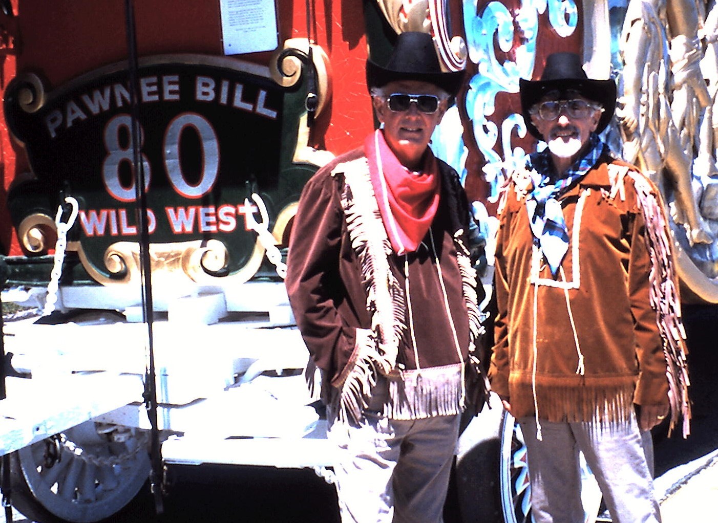 Emil Anello and Art Zens Pawnee Bill Circus Band Members