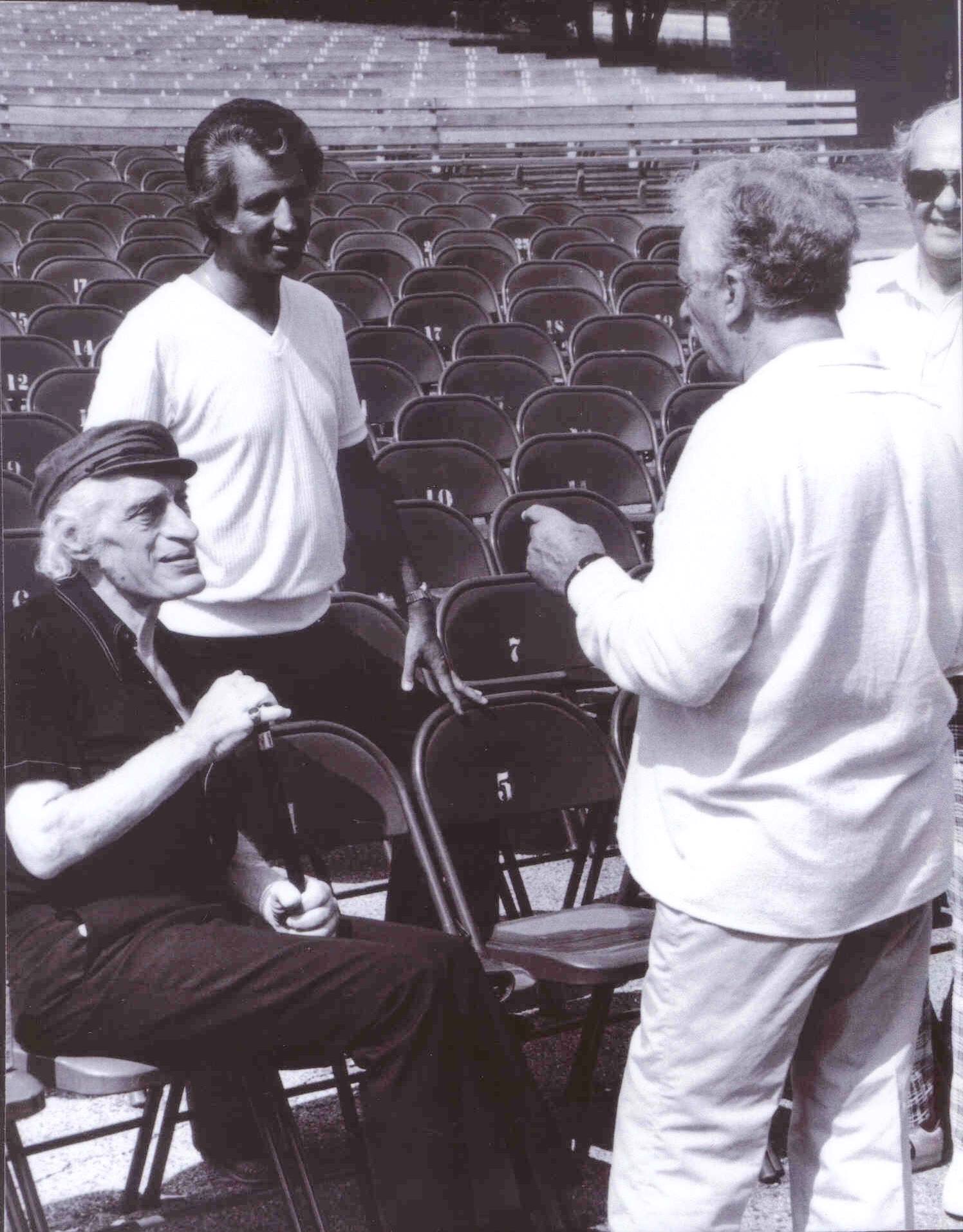John-David and John Jr with Victor Borge