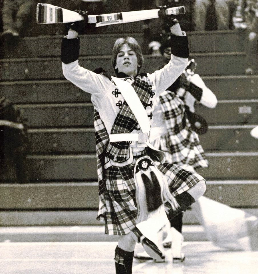 Mike Anello Kilties Winter Color Guard